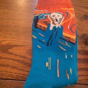 The Scream Art Socks